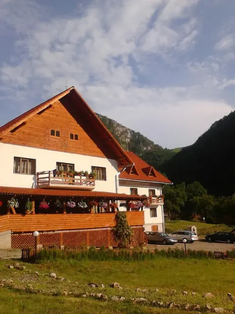 Peretele calcaros al Bedeleului, deasupra satului Sub Piatra